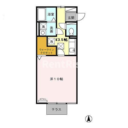 レジデンス ミツ１の間取り