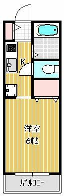 バス、トイレ別々のお部屋です