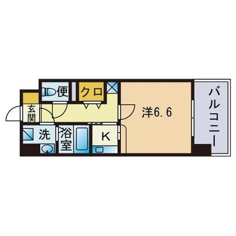 セレーノ姪浜の間取り