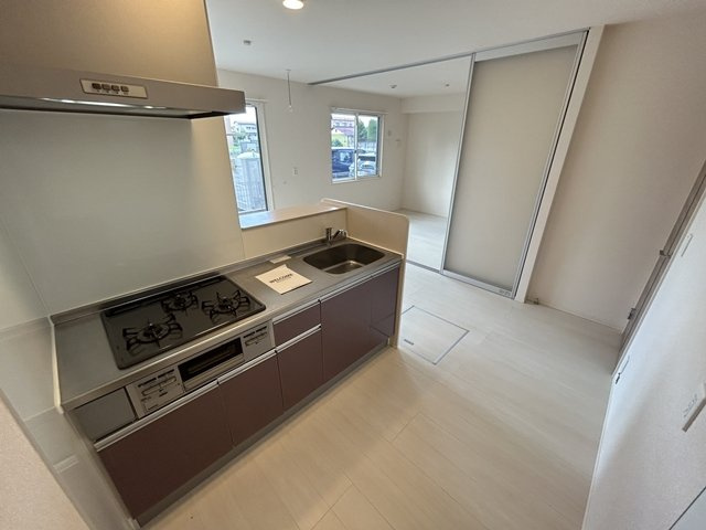 前橋市龍蔵寺町のアパートの居間・リビング