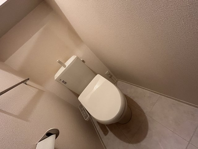 前橋市龍蔵寺町のアパートのトイレ