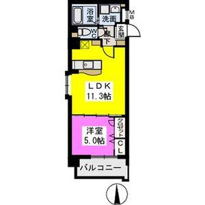 リバーランド姪浜の間取り