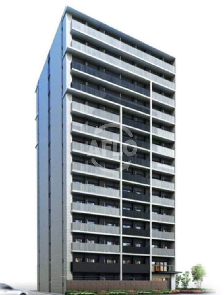 ファーストフィオーレ難波南パークサイドの外観パース|ファーストフィオーレ難波南パークサイド　外観