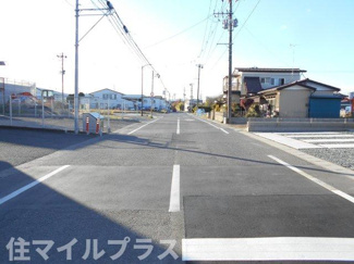 【前面道路含む現地写真】 | 郡山市横塚5丁目新築一戸建て4棟 | 前面道路含む現地写真です