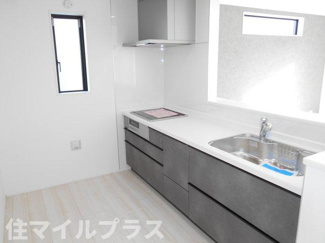 【キッチン】 | 郡山市横塚5丁目新築一戸建て4棟 | きれいなキッチンです