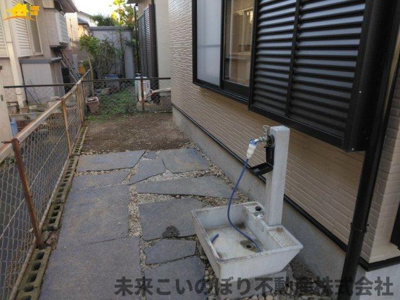 【庭】 | 宮代町中古戸建て | お庭のお手入れも楽々。プチ家庭菜園などにもオススメです！