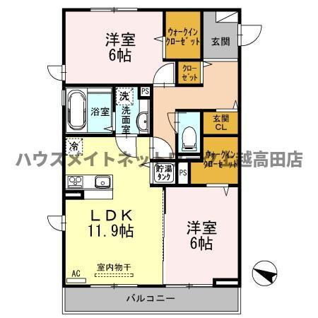 ラグナタウン門前の間取り|間取図