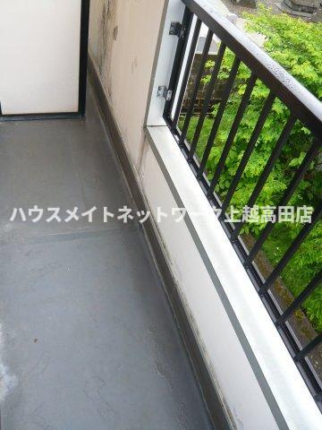 ラビットハウスムーンライトのバルコニー|バルコニー（参考同型202号室室内写真）