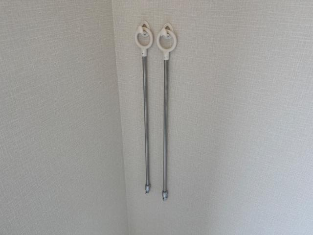 仮）館林市朝日町新築アパートの設備|室内物干し（イメージ）