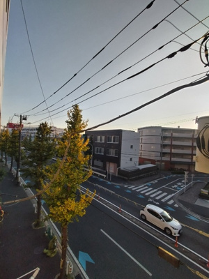 バルコニーからの景色です