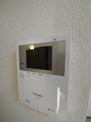 モニター付きのインターホンです