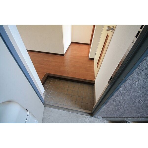 ハイツ小正Bの玄関