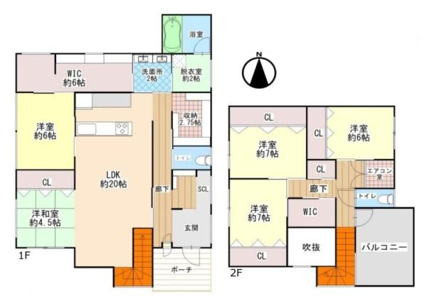大和高田市曽大根１丁目　一戸建の間取り