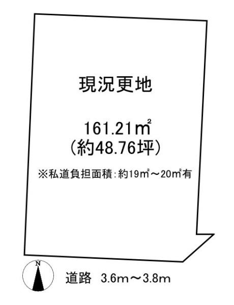大和高田市中三倉堂１丁目の売地