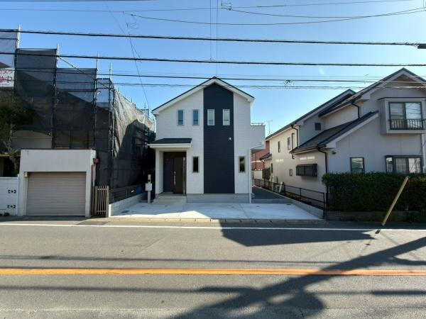 川崎市宮前区東有馬３丁目の新築一戸建の前面道路含む現地写真|前面道路＆現地写真。