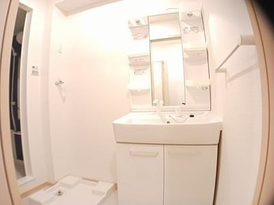 【洗面所】 | プロムナ－ドＫ | 忙しい朝には欠かせない洗面所です