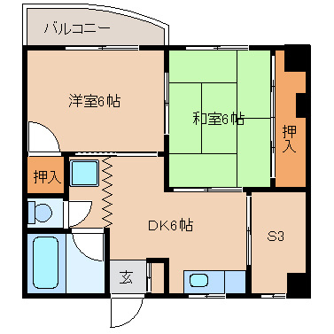 【間取り】 | 大隅小谷マンション