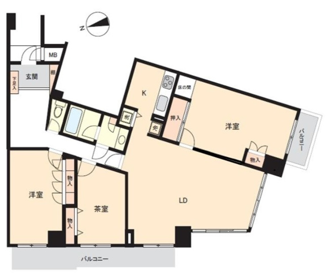 【間取り】 | サンヴェール垂水星ヶ丘