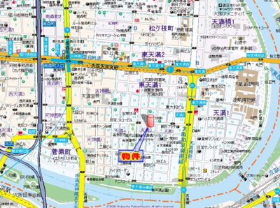 【地図】 | ラナップスクエア南森町