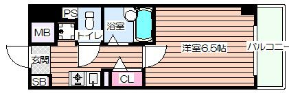 【間取り】 | ラナップスクエア南森町