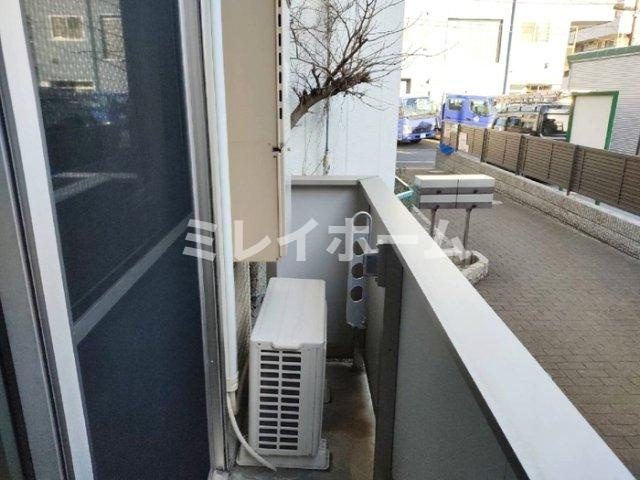 クローバーハイツのバルコニー