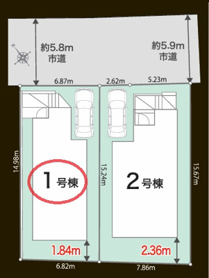 【区画図】 | リナージュ明石松が丘３丁目２４－１期 | 区画図