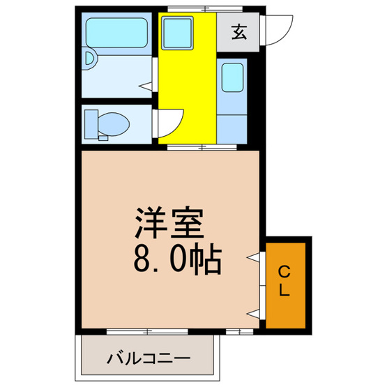 【間取り】 | メゾンド岡野