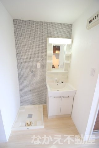 【洗面所】 | スペースが確保できる洗面所です