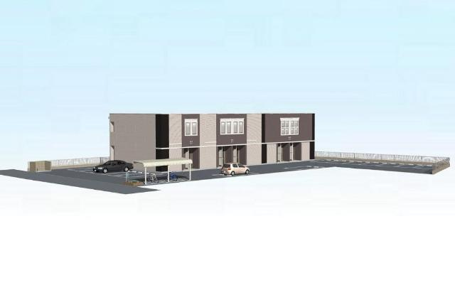 メゾンスズナの外観パース|完成予想図