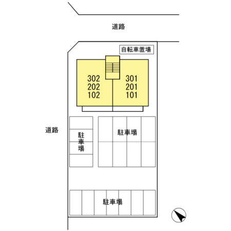 オレオール鳥居松の区画図