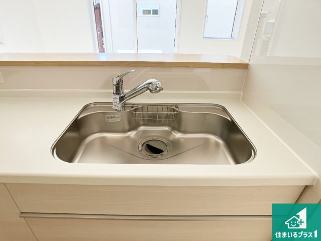 赤穂市海浜町　第2期　新築一戸建ての設備|広々としたシンクで食器洗いも楽々！