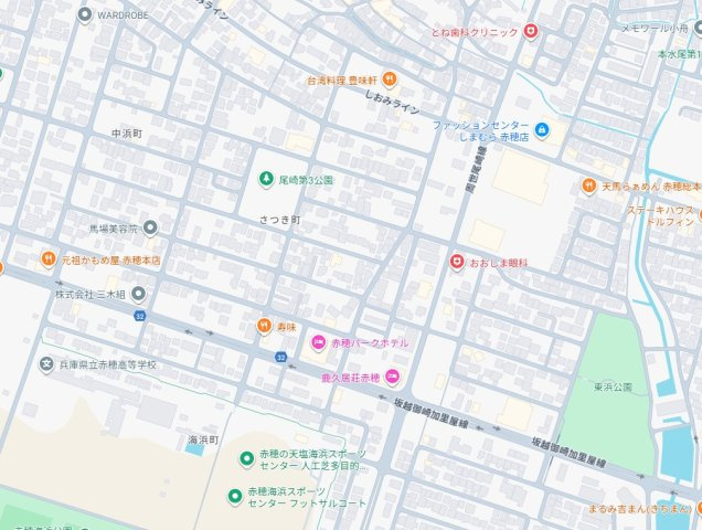 赤穂市海浜町　第2期　新築一戸建ての地図