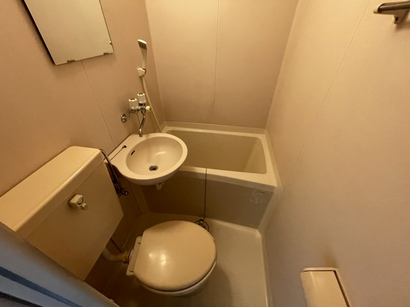 メゾンパステルの浴室