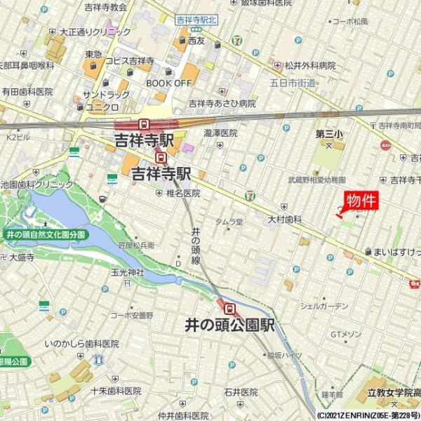 カルム吉祥寺の地図