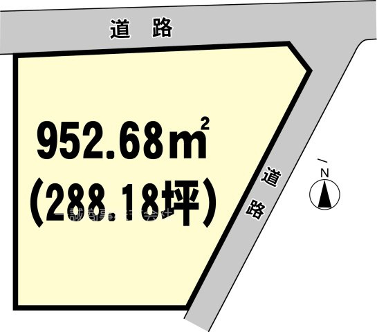【区画図】 | 結城市小田林385-2貸地
