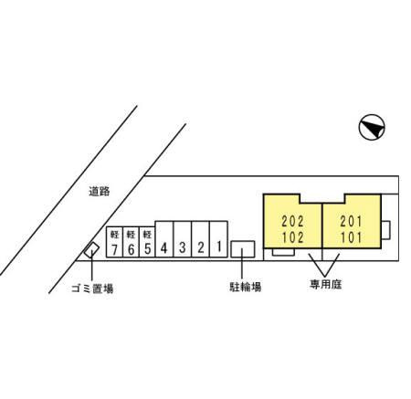 オーシャン セブンⅡの区画図