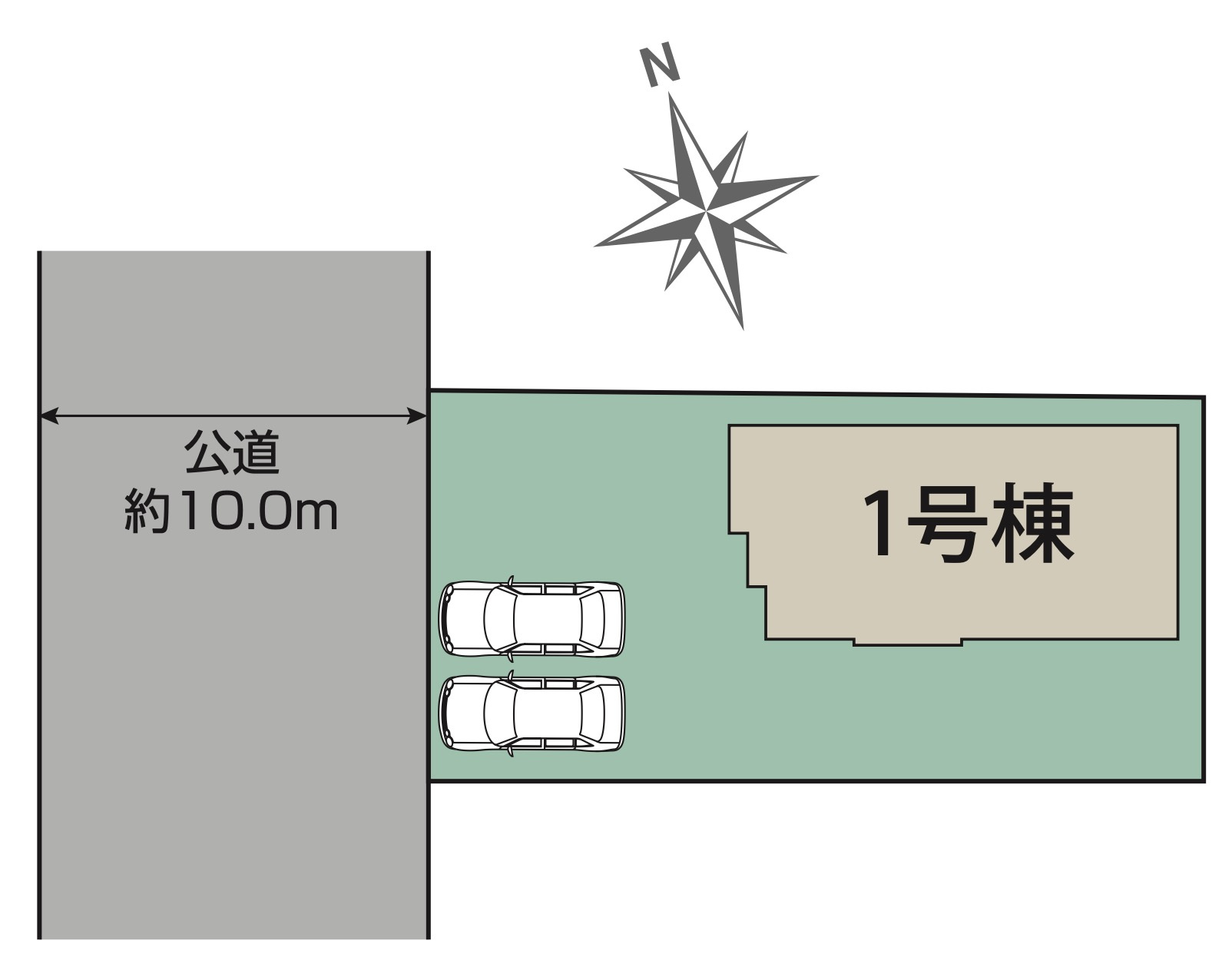 【新築住宅】深谷市国済寺 全1棟の区画図