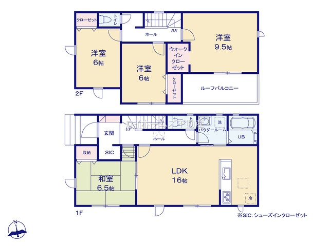 【間取り】 | 愛西市大井町浦田面516『仲介料無料』新築戸建て | 1号棟