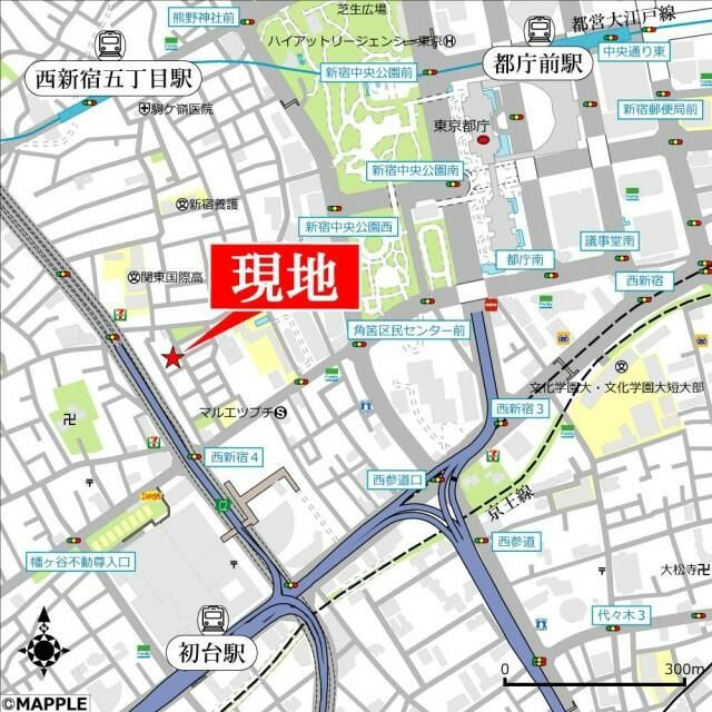 ルミナス西新宿の周辺