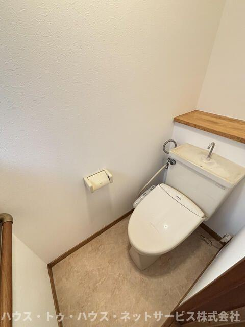柏市藤ヶ谷貸家のトイレ