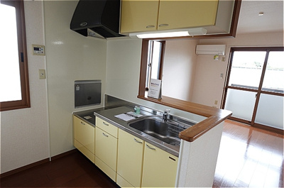 【キッチン】 | フローラルコート Ｅ | 対面キッチン