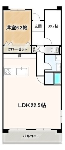 サンハイツ八事ふじみA棟の間取り