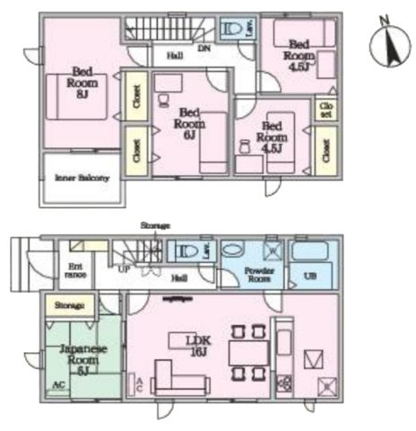 【間取り】 | 愛西市大井町浦田面516『仲介料無料』新築戸建て | 4号棟