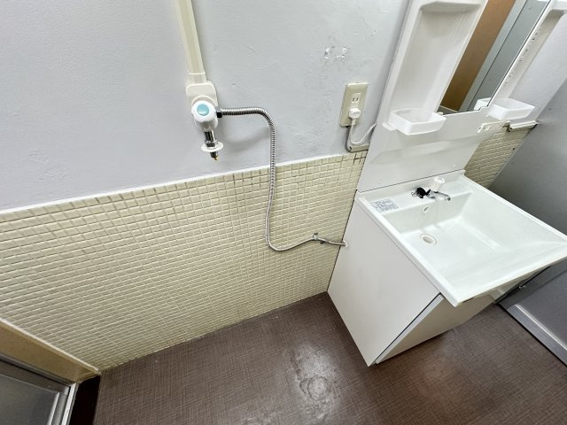 コーポ松月の脱衣所