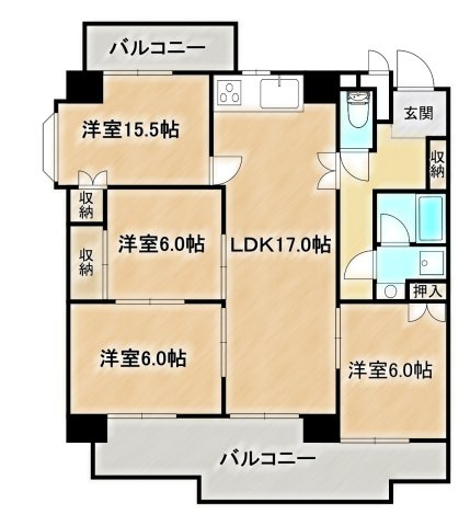 ノーブル滝子の間取り