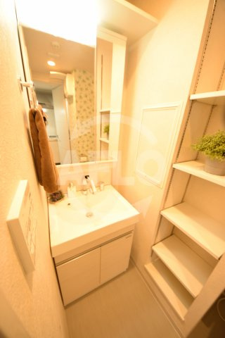 セイワパレス大今里の洗面所|セイワパレス大今里　洗面脱衣所