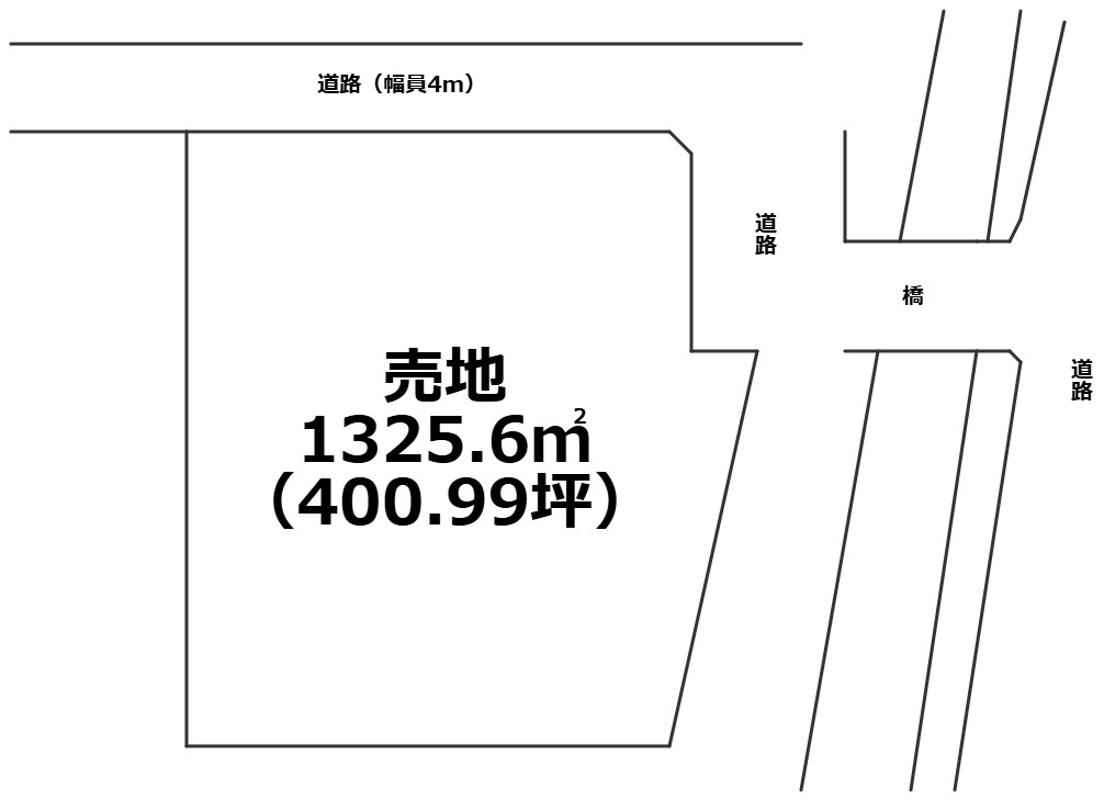 【解体更地渡し】・売地・400坪・本巣市曽井中島　事業用に最適|★本巣市土地・400坪★東海環状自動車道・本巣ICまで約2km★モレラまで約4km★