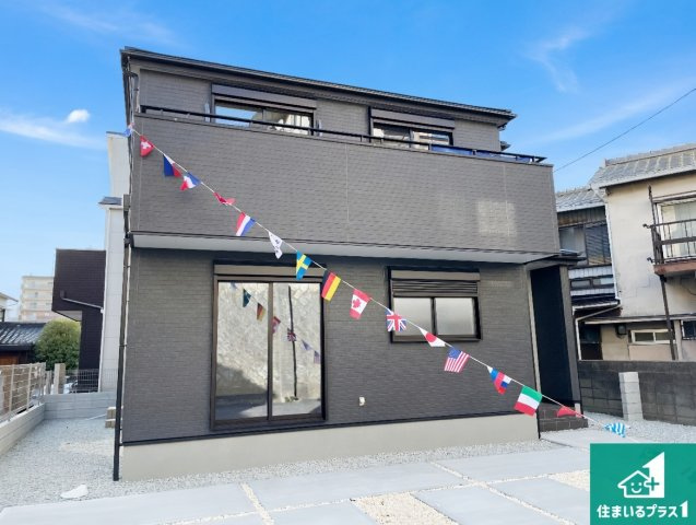 神戸市垂水区旭が丘　新築一戸建ての外観|お客様に長く安心して住んでいだだける事にこだわった家づくり！住んでからのアフターサービスにもしっかりと取り組んでいます！