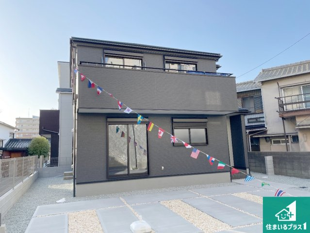 神戸市垂水区旭が丘　新築一戸建ての外観|お客様に長く安心して住んでいだだける事にこだわった家づくり！住んでからのアフターサービスにもしっかりと取り組んでいます！