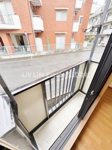 リヴィエール久米川のバルコニー